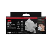 3M™ 9332 Masque respiratoire FFP3 pliable avec valve