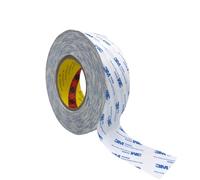 3M 9448A Ruban adhésif double face en tissu, Ruban adhésif double face fin, 50 mètres, épaisseur 0,160 mm, haute performance (50 mt X 50 mm)