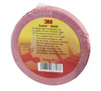 3M Scotch Ruban adhésif toilé 9545N rouge 19 mm x 50 m 0,3 mm – 12 pièces