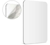 3m Adhesive Shower Mirror Unbreakable With Less Fog Stylish Frameless Peel And Stick (17.5 X 22.5 Cm)