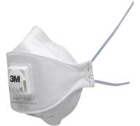3M Aura™ 9322+ Masque anti poussières fines avec valve FFP2 D 10 pc(s) EN 149:2001, EN 149:2009 DIN 149:2001, DIN 149:2009