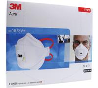 3M Aura Masques Respiratoires Avec Valve FFP3 Norme EN149 Pièces 10 (1873V)