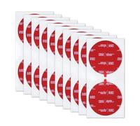 3M Autocollant Adhésives Double Face Diamètre 50 mm Lot De 20 Pastilles