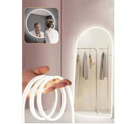 3m Bande d'éclairage néon flexible à luminosité variable par contact, USB, pour la décoration miroir de maquillage avec Ruban