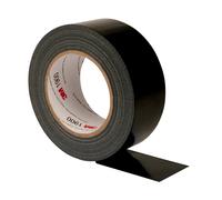 3M Bande tissée 1900 50mmx50m noir x6 morceau