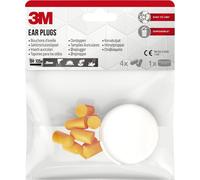 3M - Bouchons d'oreilles 1100 avec boîte de stockage 1 set de 4 paires | Pak ein 4 pair | 12 pièces