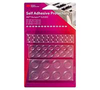 3M Bumpon Butées de protection autocollantes, 46, Transparent, 46