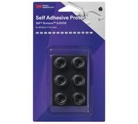 3M Bumpon SJ5009 noir 'Blister'= 6 pièces / Largeur : 22,3mm Hauteur : 10,1mm x1 morceau