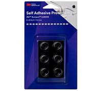 3M Bumpon SJ5009BL Butées adhésives Mini-pack, Noire | 6 pièces, 22.3 x 10.1 mm, Adhésif en caoutchouc, réduit les vibrations et les bruits, haute capacité anti-dérapante