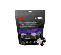 3M Tête de buse haute performance pour godet sous pression Performance Pressure HVLP Atomizing Head Refill Kit 26814, Orange, 1.4 (Pack=10pcs) x1 morceau