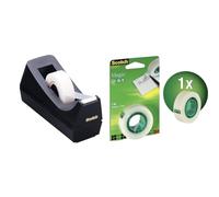 3M C-38 Dérouleur adhésif & Ruban Magic - 1 Rouleau, 19 mm x 25 m - Idéal pour le Bureau et l'École
