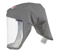 Cagoule légère à usage unique 3M Versaflo S333SG avec support de tête intégré, grise, matériau robuste, ne crépitant pas et ne peluchant pas, taille S/M Matériau : Ventflex x1 morceau