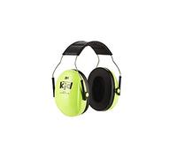 3M Casque antibruit pour enfants Peltor H510AK, vert fluo, Taille ajustable, Contre des niveaux de bruit de 87 à 98 dB (SNR : 27dB) écoles, concerts, festivals, feux d'artifice, événements sportifs
