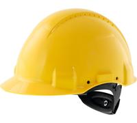 3M Casque de protection G3000 jaune EN397 avec système de rotation à cliquet 3M (7000009701)