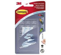 3M Clip décoratif, plastique, taille XS, transparent