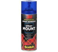 3M? Colle adhésive repositionnable SprayMount? sous forme de spray bombe aérosol 400 ml transparent