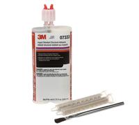 3M colle structurale, 07333 colle structurale résistante aux chocs, cartouche double, 200 ml, 2 buses et 1 pinceau inclus, pourpre/argenté x1 morceau