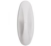 3M Command – Crochet adhésif design Moyen (17081) – Plastique Blanc – Lot de 5
