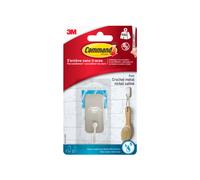 3M Command™ Double crochet - Nickel satiné