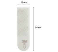 3M Command Languettes accroche-tableaux, taille: S, blanc