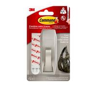3M Command Large Crochet métallique'Modern Reflection', MR03-BN x5 morceau