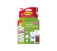3M Command™ Multi-Pack de languettes accroches tableaux larges et moyennes - 4 + 8 pièces