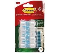 Clips lumineux 3M Command Outdoor, 17017CLR-AWPU x12 morceau