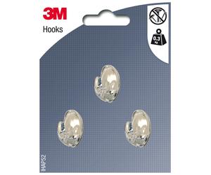3M™Crochet Ovale Cristal Petit Modèle