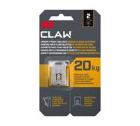 3M™Crochet pour tableaux spécial plaque de plâtre 3M™ CLAW 20 kg, 2 crochets Métal