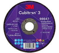 3M Cubitron 3 disque à ébarber, 115 mm, 7,0 mm, 22,23 mm, 36+, type 27 # 99306 x10 morceau