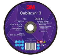 3M Cubitron 3 disque à ébarber, 180 mm, 7,0 mm, 22,23 mm, 36+, type 27 # 98418 x10 morceau