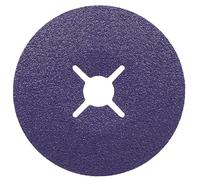 3M Cubitron 3 Disque fibre 1182C, 80+, 125 mm x 22 mm, Slotted, 25/Bag
