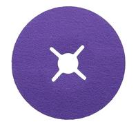 3M Cubitron 3 Disque fibre 1187C, 80+, 125 mm x 22 mm, Slotted, 25/Bag
