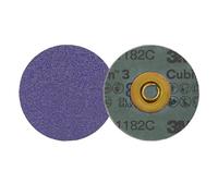 3M Cubitron 3 Roloc Disque fibre 1182C, 36+, TR, Purple, 51 mm, 50/Carton