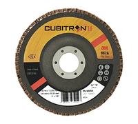 3M Cubitron II - Disque abrasif à lamelles - Grains de densité 40+ - Diamètre 125mm - 1 x Disque pour ponçage et à meuler