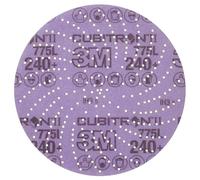 3M Cubitron II Hookit Disque pour film 775L, 150 mm, 240+, multihole #47098 x50 morceau