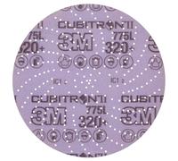 3M Cubitron II Hookit Disque pour film 775L, 150 mm, 320+, multihole #47082 x50 morceau