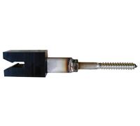 3M DBI-SALA LAD-SAF Guide-câble pour poteaux en bois, droit, acier inoxydable x1 morceau