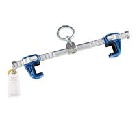 3M DBI-SALA Patin pour poutre en T, surfaces de glissement interchangeables en polyéthylène, réglable de 9 cm à 35,5 cm, épaisseur max. 3,2 cm, point d'ancrage pivotant, 3M Connected Safety-ready RFID