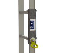 3M DBI-SALA Point de butée d'échelle, pivotant, pour échelles en aluminium, dimensions : 81x47x140 mm, 81x47x140 mm x1 morceau