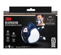 3M - Demi-masque respiratoire - P2 - Anti-poussière et gaz