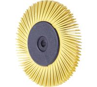 3M Disque à brosses radiales Bristle Brush Grain 80 Diamètre 150mm Largeur 12mm avec adaptateur - 27606