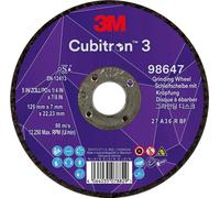 3M Disque à ébarber (D125xS7mmGranulation 36+ / Coudé 3M™ Cubitron™ 3 / Contenu : 10 pièces) - 7100303982