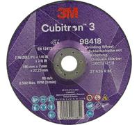 Disque à ébarber à moyeu déporté 3M™ Cubitron™ 3 - grain 36+ - T27 - diam 180 - par 10 3M