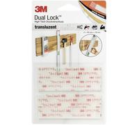 3M DL-HT Bande auto-agrippante à coller tête de champignon (L x l) 100 mm x 19 mm transparent 4 pc(s)