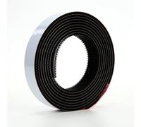 3M Dual Lock fermeture à pression flexible à adhérence immédiate élevée SJ3540, TB3540, noir, pack = 2rouleaux, 25,4 mm x 3 m, 5,7 mm, 40 têtes/cm2 x1 morceau