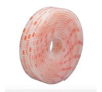 3M Dual Lock fermeture à pression flexible à haute résistance thermique (à l'intérieur et à l'extérieur) SJ3560 TB3560, Translucide, pack = 2 rouleaux, 25,4 mm x 3 m, 5,7 mm, 40 têtes/cm2 x1 morceau