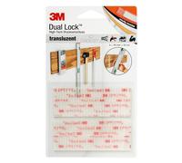 3M Dual Lock Fermeture à pression high-tech DL-HT, translucide, 19 mm x 10 cm, 5,7 mm, carton = 30paquets x1 morceau