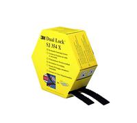 3M Bande auto-agrippante Dual Lock SJ354X à coller tête de champignon 7500 x 25 mm noir 1 paire