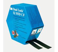 3M Dual Lock Système de fixation amovible SJ355D CF | MINI Ref 345184518, Noir, 25 mm x 5 m